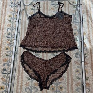 Smart & Sexy Leopard Print Camisole and Panty Set